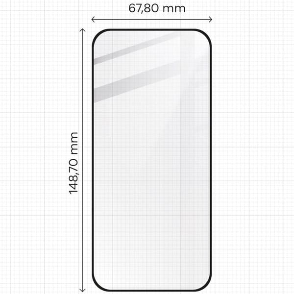 Bizon Glass Edge 2 Hærdet Glas til Google Pixel 9 / 9 Pro, Sort Ramme
