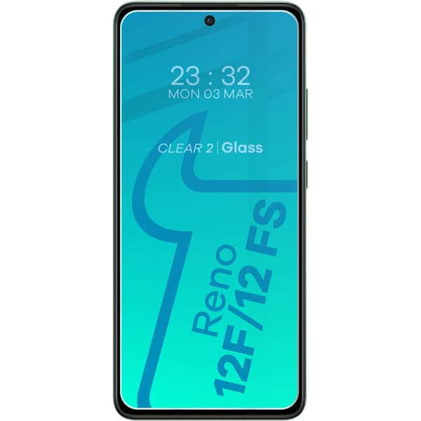 Bizon Glass Clear 2 Härdat Glas för Oppo Reno12 F 4G/5G/12 FS