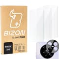 Pikkukuva 1 / 6: 3x karkaistu lasi + kameralasi Bizon Clear 2 pakkaus Realme 12 / 12x:lle