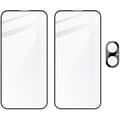 Pikkukuva 5 / 7: x lasi + kameralasi Bizon Edge 2 pakkaus iPhone 16 Plussalle