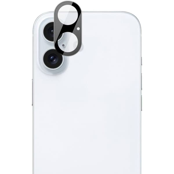3x karkaistu lasi + kameralasi Bizon Clear 2 pakkaus iPhone 16 Plussalle
