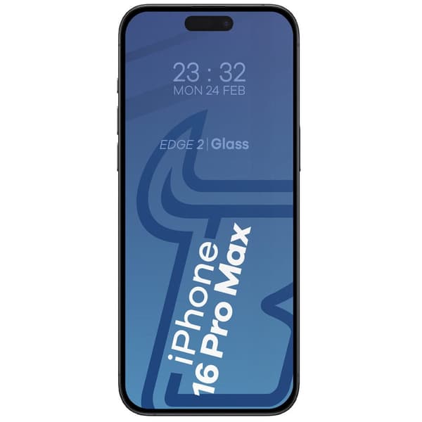 2x Glas + Kameraglas Bizon Edge 2-pack för iPhone 16 Pro Max