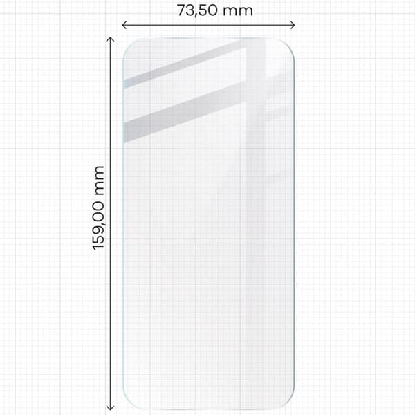 3x Härdat glas + Kameraglas Bizon Clear 2-pack för iPhone 16 Pro Max