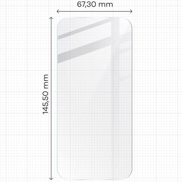 3x Härdat glas + Kameraglas Bizon Clear 2-pack för iPhone 16 Pro