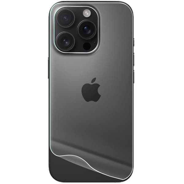 Bizon Glass Hydrogel Bakfilm för iPhone 16 Pro, 2 stycken
