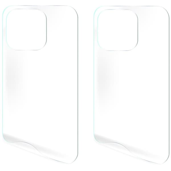 Bizon Glass Hydrogel Bakfilm för iPhone 16 Pro, 2 stycken