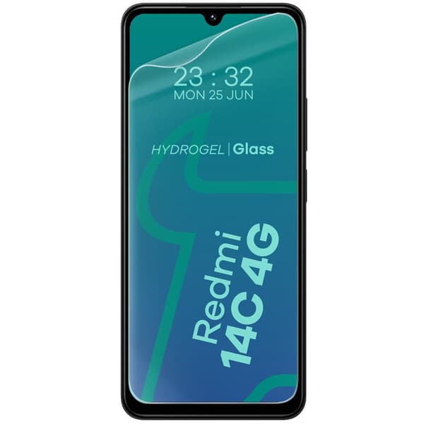 Bizon Glass Hydrogel -etunäytönsuoja Xiaomi Redmi 14C 4G / POCO C75:lle, 2 kpl