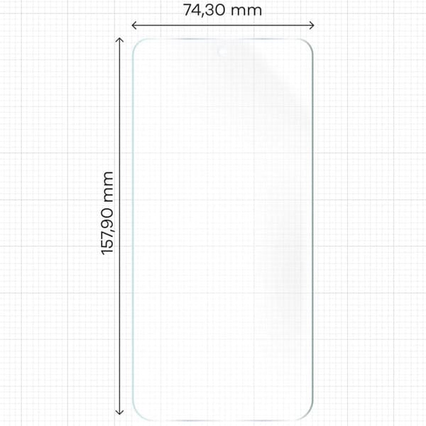 Bizon Glass Film Sun Matte Film för Galaxy A55 5G, 2 stycken