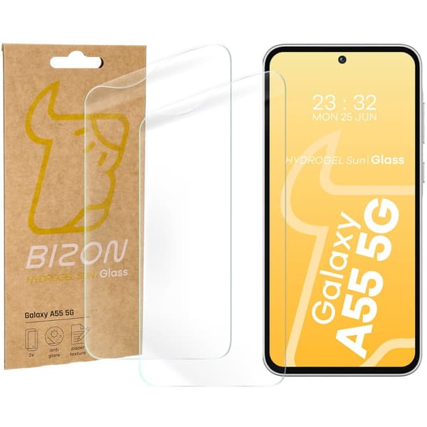 Bizon Glass Film Sun Matte Film för Galaxy A55 5G, 2 stycken
