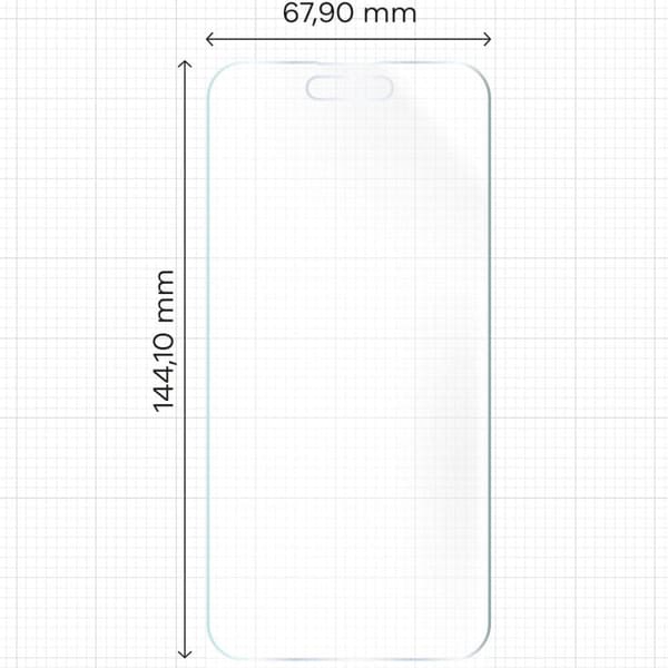 Bizon Glass Film Sun Matte Film för iPhone 14 Pro, 2 stycken