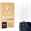 Miniatyrbillede 1 af 6: 3x Hærdet glas + Kameraglas Bizon Clear 2-pak til Galaxy A16 4G/5G