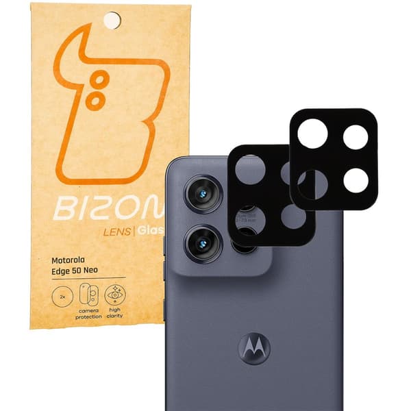 Bizon Glass Linse til Motorola Edge 50 Neo, 2 stk.