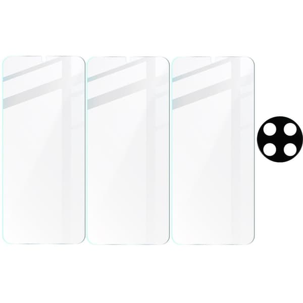 3x Härdat glas + Kameraglas Bizon Clear 2-pack för Xiaomi Redmi 14C 4G