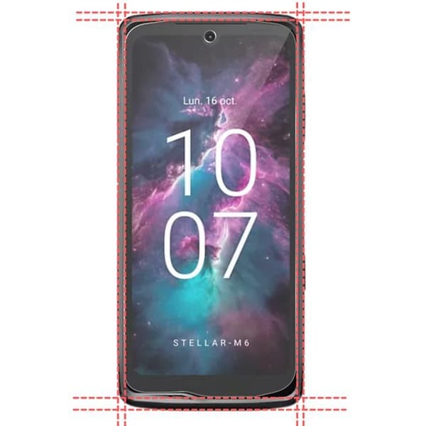 Härdat glas - Phonillico® - Crosscall Stellar M6/M6E - Paket med 4 - Rep-resistant - Skärmskydd