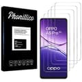 Miniatyrbild 1 av 5: Härdat glas - Phonillico® - Oppo A5 Pro 5G - Paket om 4 - Repellerande - Skärmskydd