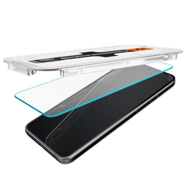 Härdat glas - Spigen - Glas.TR EZ Fit - 2 st - 0,2 mm - 9H Hårdhet - Transparent