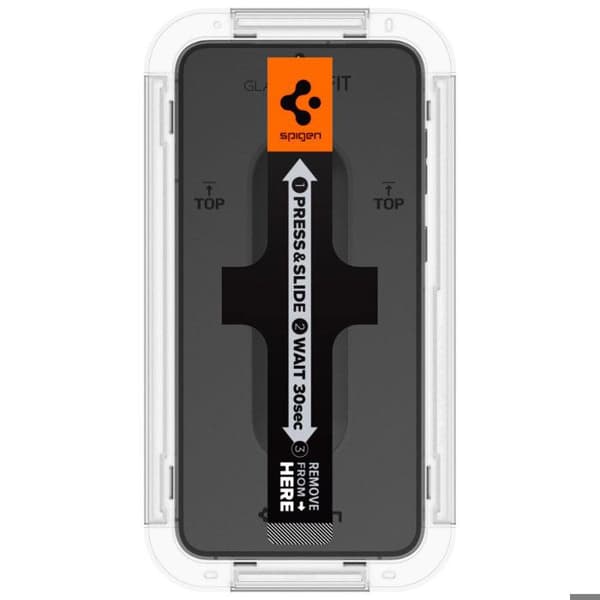 Härdat glas - Spigen - Glas.TR EZ Fit - 2 st - 0,2 mm - 9H Hårdhet - Transparent