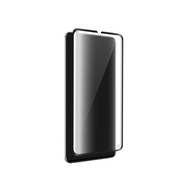 Force Glass ekologiskt glas skärmskydd svart kontur för Samsung Galaxy S20 Ultra G988 med exklusivt installationssats