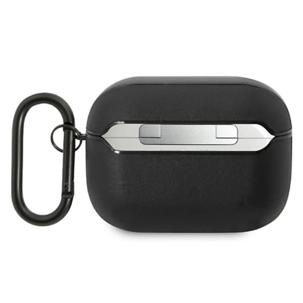 Läderfodral - AMG - AirPods Pro - Svart - Avtagbar klämma - Rep resistant