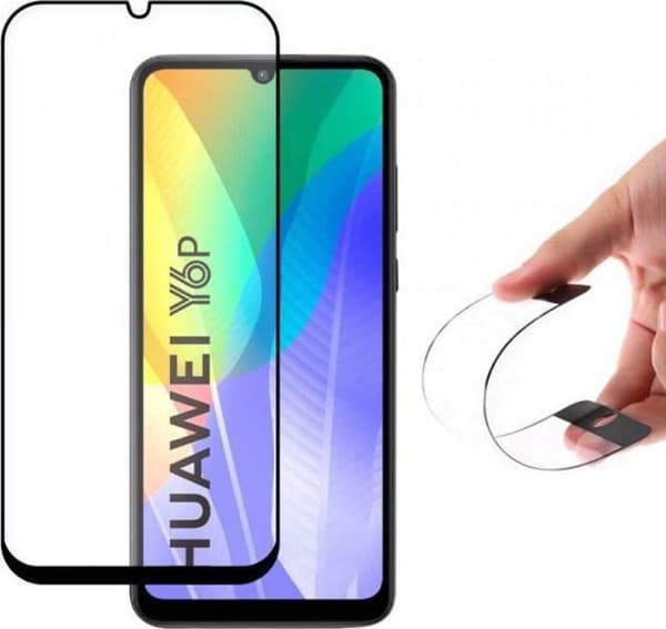 Wozinsky - 76557 - Full Cover Flexi Nano Glass Film Härdat Glas med Ram Huawei Y6p Svart