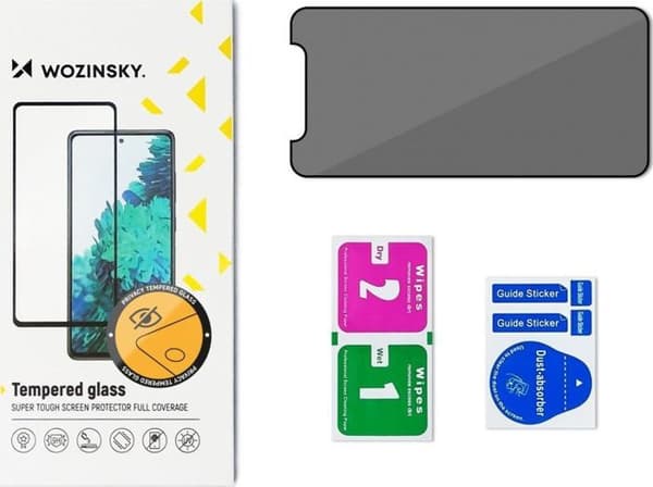 Wozinsky Privacy Glass härdat glas för iPhone 14 Pro med integritetsfilter Anti Spy