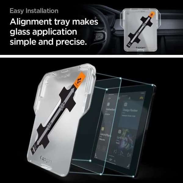 Spigen Glas.tR EZ Fit Härdat Glas för Polestar 22022-2025, 11.2 Tum
