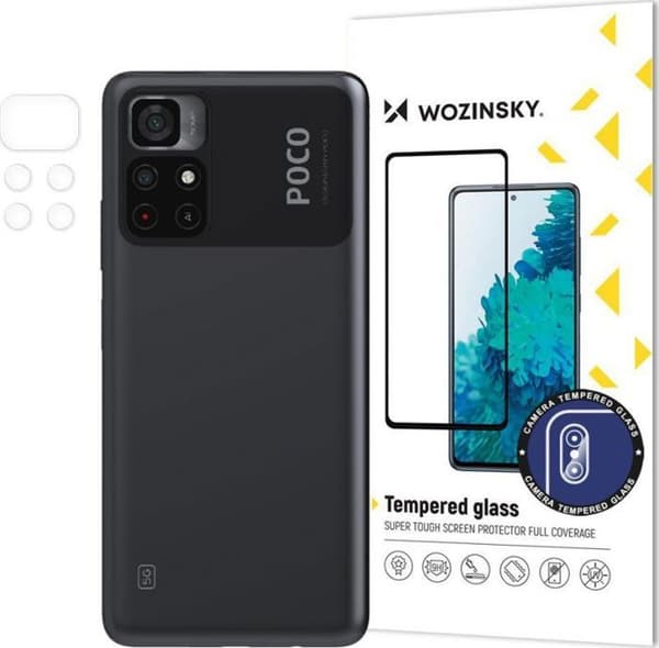 Wozinsky Pretender Kamera Glas Härdat glas 9H för hela kameran på Xiaomi Poco M4 Pro 5G