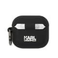 Miniatyrbild 2 av 2: Karl Lagerfeld Silikonfodral NFT Karl Head 3D - AirPods 3 (svart) - 3666339087821