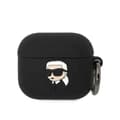 Miniatyrbild 1 av 2: Karl Lagerfeld Silikonfodral NFT Karl Head 3D - AirPods 3 (svart) - 3666339087821