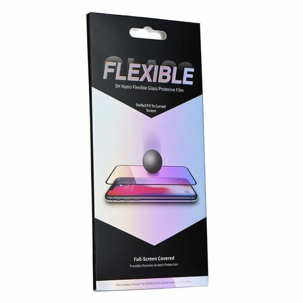 Skärmskydd Partner tele Härdat Glas Flexibelt Nano Glas 5D Full Lim - för iPhone 7/8/SE 2020 4.7 svart