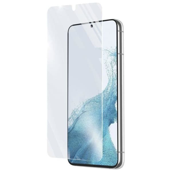 cellulär linje | Impact Glass - Galaxy S23 | Tunt, slitstarkt och superkänsligt härdat glas - Maximalt skydd av skärmen mot