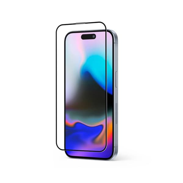 Härdat glas 9H för iPhone 16 Pro + installationsram Bakteriellt 3D Armor Glass Crong Anti