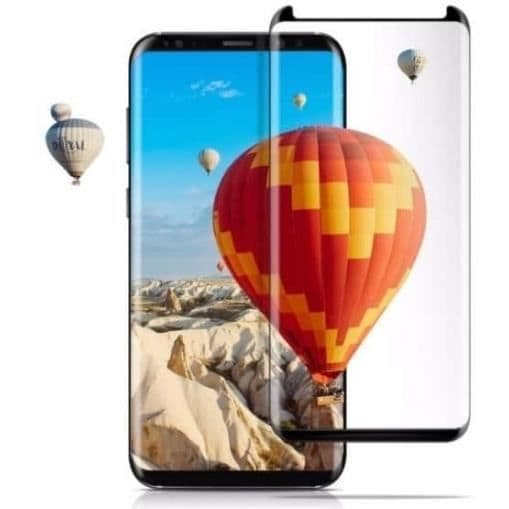 Samsung Galaxy S9 Plus / Edge 5D FULL COVER skärmskydd - färg: transparent