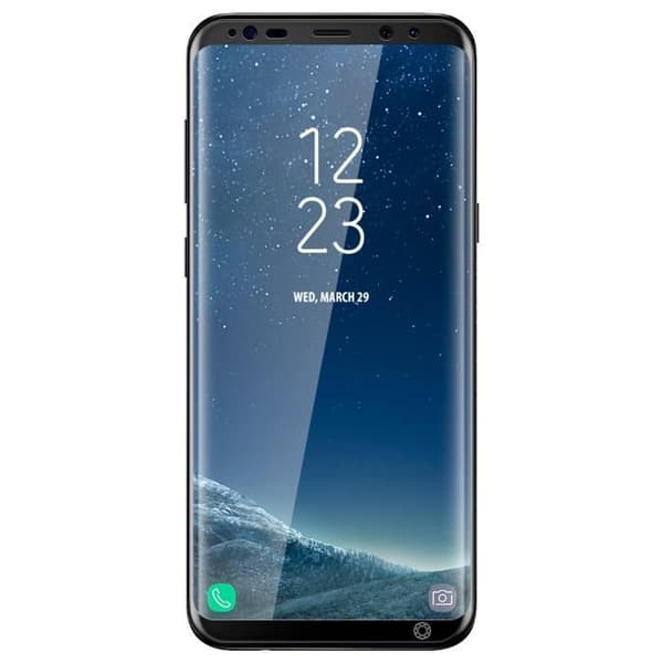 Force Glass Samsung Galaxy S8 Plus Skärmfilm i härdat glas - Svart med livstidsgaranti
