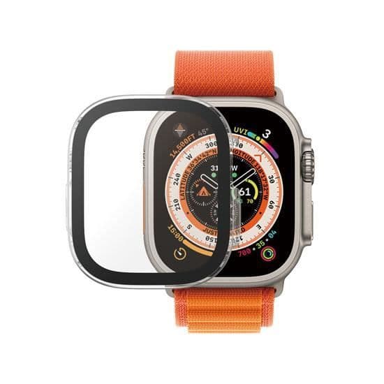 Coque PanzerGlass Full Body skydd för Apple Watch 49mm Transparent med D3O