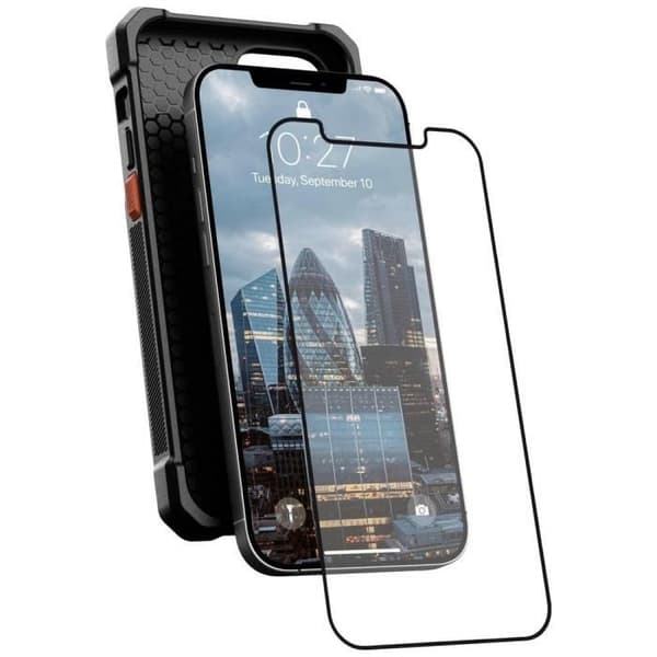 Skärmskydd - Urban Armor Gear - iPhone 12, 12 Pro - Härdat glas - Repbeständig - 1 st