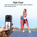 Miniatyrbild 6 av 6: INF Premium härdat glasskärmskydd för Insta360 X5 (2-pack)