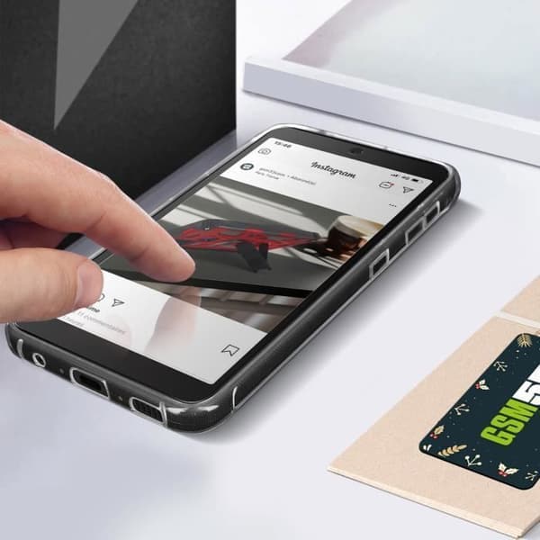 Fodral till Samsung Xcover 5 Mjukt och härdat glas skärmfilm 4Smarts Transparent