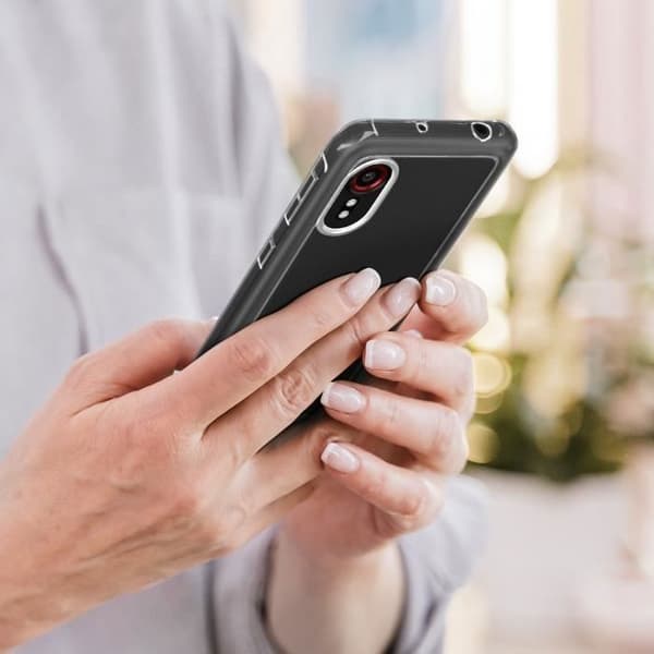 Fodral till Samsung Xcover 5 Mjukt och härdat glas skärmfilm 4Smarts Transparent