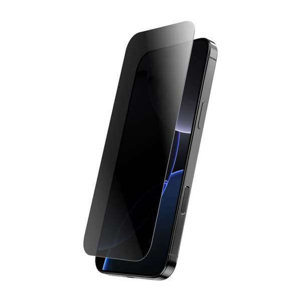 Härdat sekretessglas för iPhone 16e / iPhone 14 / iPhone 13 / iPhone 13 Pro Crong Privacy 3D Armor Glass