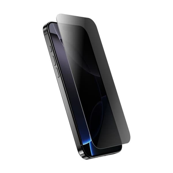 Härdat sekretessglas för iPhone 16e / iPhone 14 / iPhone 13 / iPhone 13 Pro Crong Privacy 3D Armor Glass