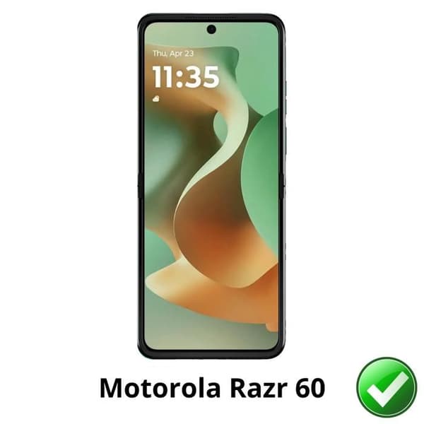 Skärmskydd för Motorola Razr 60 [Pack 2] Plastfilm Skyddande Ultra Tunn Phonillico®