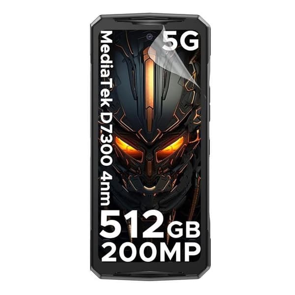 Skyddsglas till Doogee V40 Pro [Pack 2] Ultratunn Plastskydd Film Phonillico®