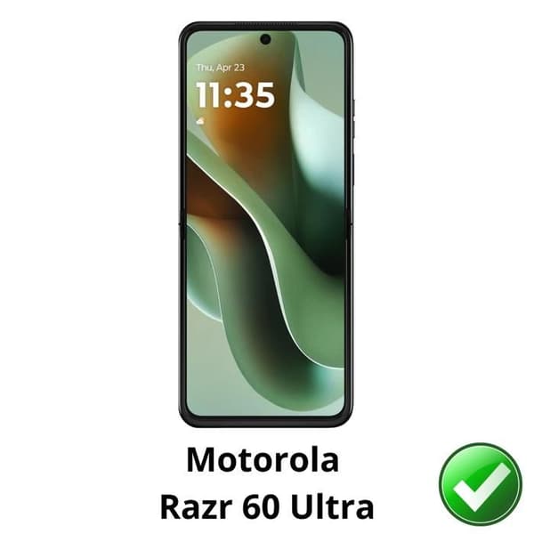 Skyddsskärm för Motorola Razr 60 Ultra [Pack 2] Ultra Tunn Plastisk Skyddfilm Phonillico®