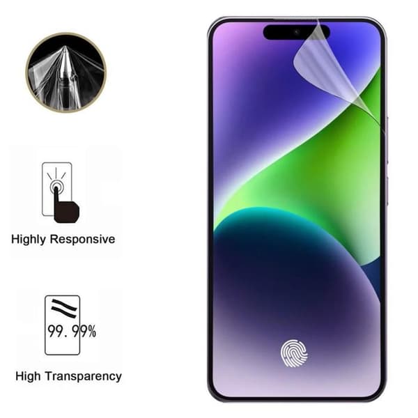 Skydd för skärm till Oukitel P1 [Paket 2] Ultra tunn skyddande plastfilm Phonillico®