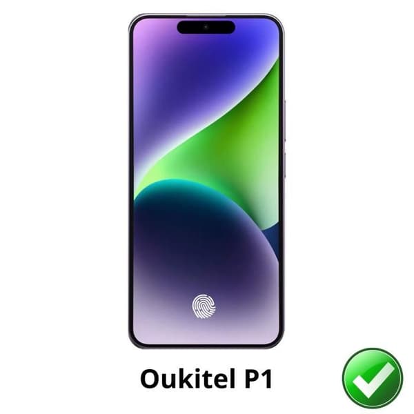 Skydd för skärm till Oukitel P1 [Paket 2] Ultra tunn skyddande plastfilm Phonillico®