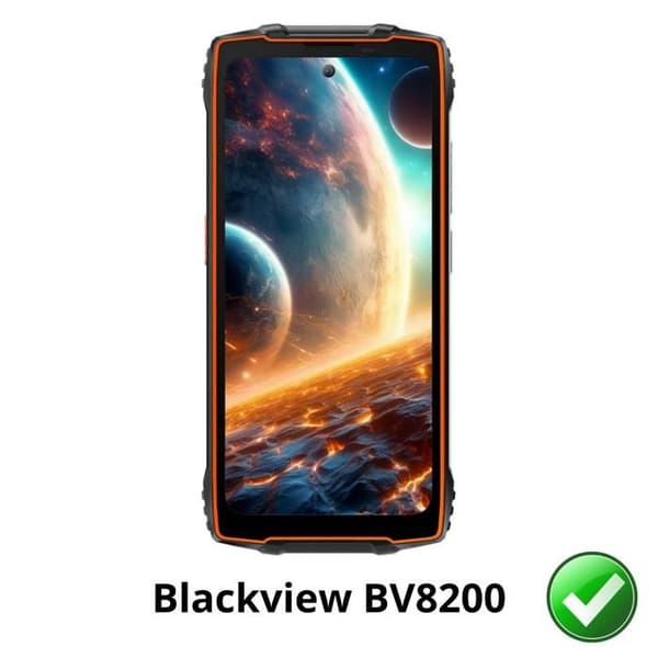 Skärmskydd för Blackview BV8200 [Pack 2] Ultra Tunn Hållbar Plastfilm Phonillico®