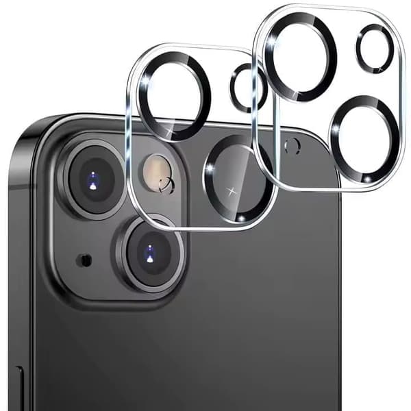 2-Pak iPhone 14 - Linsebeskytter / Fuld Dækning Hærdet Glas Kamerabeskytter