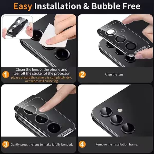 2-Pak Samsung Galaxy S23 - Linsebeskytter / Hærdet Glas Kamerabeskytter