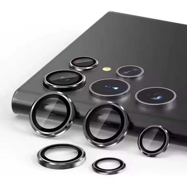 2-Pack Samsung S23 ULTRA Linsskydd Kameraskydd i Härdat Glas